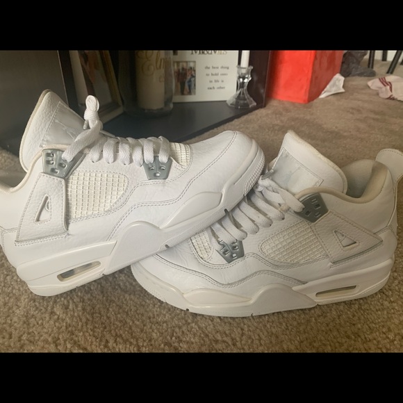 Retro Jordan 4 Silver Anniversary SIZE 6Y - Picture 2 of 5